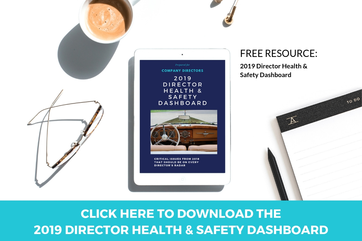 2019 Director Health and Safety Dashboard